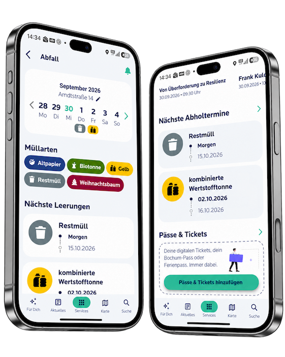 Veranstaltungskalender in der Bochum App
