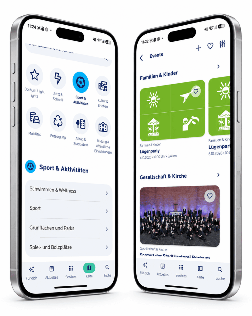 Veranstaltungskalender in der Bochum App