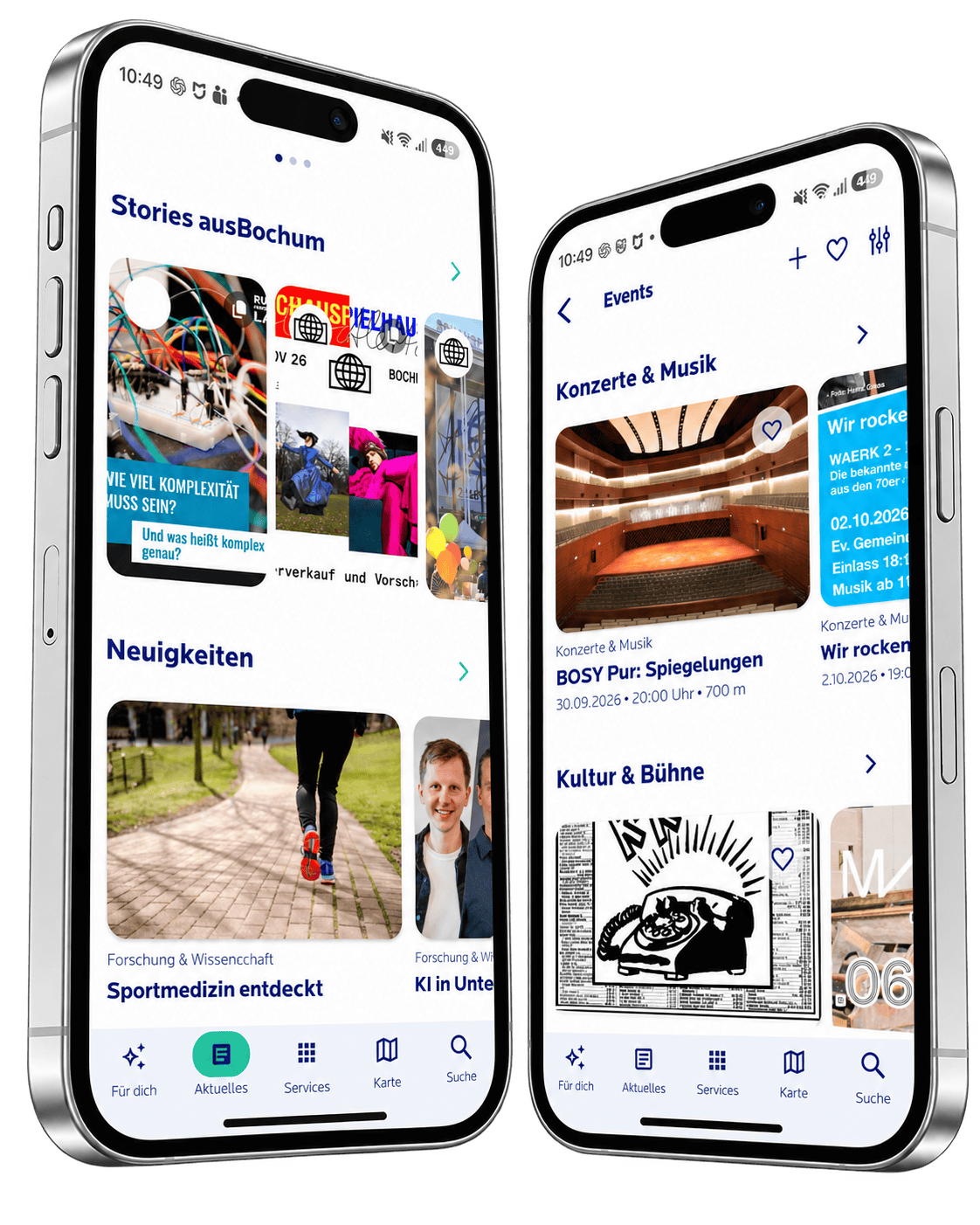 Veranstaltungskalender in der Bochum App