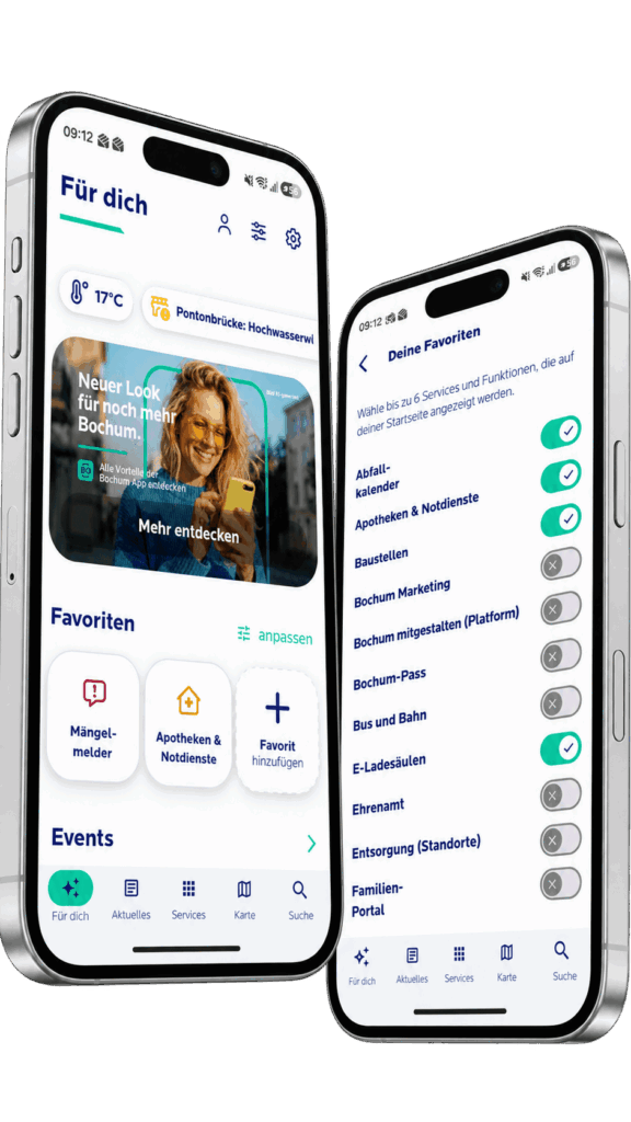 Veranstaltungskalender in der Bochum App