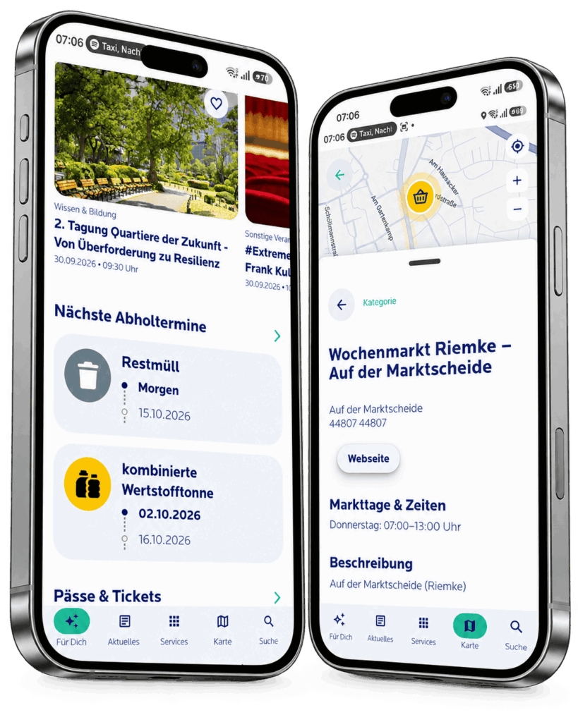Veranstaltungskalender in der Bochum App