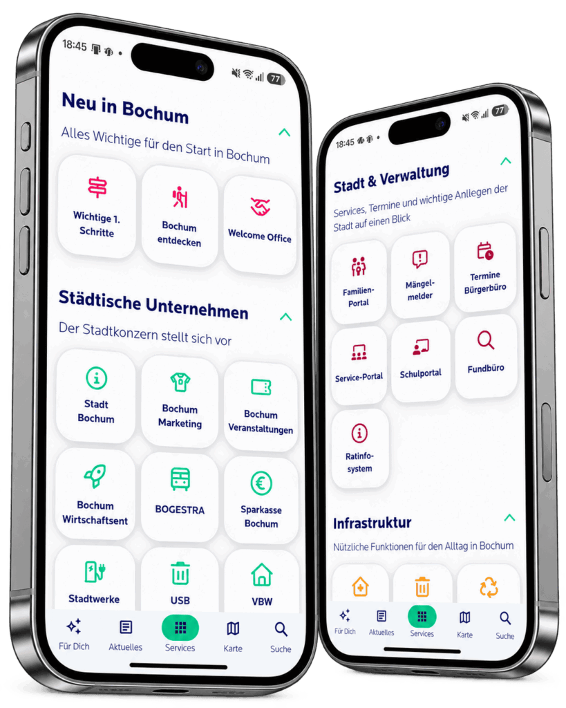 Veranstaltungskalender in der Bochum App